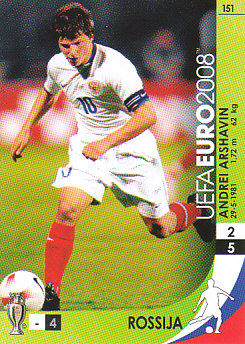 Andrei Arshavin Russia Panini Euro 2008 Card Game #151
